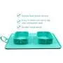 Collapsible Dog Bowls for Travel- Set of Two Foldable Portable Puppy Bowls - Cats and Dogs Food and Water - Dog Bowl Set -Dog Camping Gear - No Spill No Skid Silicon Water Bowl for Walking Collapsible Dog Bowls for Travel- Set of Two Foldable Portable Puppy Bowls - Cats and Dogs Food and Water - Dog Bowl Set -Dog Camping Gear - No Spill No Skid Silicon Water Bowl for Walking