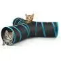 Pawaboo Cat Toys, Cat Tunnel Tube 3-Way Tunnels Extensible Collapsible Cat Play Tent Interactive Toy Maze Cat House Bed with Balls and Bells for Cat Kitten Kitty Rabbit Small Animal Pawaboo Cat Toys, Cat Tunnel Tube 3-Way Tunnels Extensible Collapsible Cat Play Tent Interactive Toy Maze Cat House Bed with Balls and Bells for Cat Kitten Kitty Rabbit Small Animal