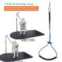 HelloCreate Dog Cat Grooming Single Noose Hoop for Pet Table Arm Bath Tub