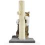 InnoPet Cat Scratching Post with Cat Interactive Toys,Sisal Cat Scratch Post,Covered with Soft Smooth Plush