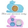 Ptlom Cat Placemat, Pet Food and Water Mat, Suitable for Large, Medium and Small Cats, Prevent Water and Food from Spilling, Silicone