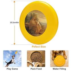 Pet Frisbee Flying Disc Dog Toy - Multifunction Alpha and Omega Greg Olsen