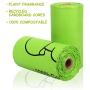 Dog Poop Bags 100% Compostable 120 Counts ,Vegetable-Based ,Biodegradable Dog Poop Bags Made with Corn Starch,15 Doggy Bags Per Roll Dog Waste Bags,Extra Thick Leak-Proof 9 x 13 Inches