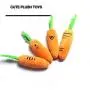 Hiidocat (4 Pack) Plush Squeaky Dog Toy Stuffed Interactive Pet Toys Plush Toy Carrot Set of 4 Pieces Cute Smiling Carrot Plush Chew Squeaker Dog Puppy Cat Vegetable Carrot Sound Voice Plush Toy Hiidocat (4 Pack) Plush Squeaky Dog Toy Stuffed Interactive Pet Toys Plush Toy Carrot Set of 4 Pieces Cute Smiling Carrot Plush Chew Squeaker Dog Puppy Cat Vegetable Carrot Sound Voice Plush Toy