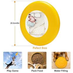 Pet Frisbee Flying Disc Dog Toy - Multifunction Bed King Size Soosh