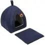 Hollypet Self-Warming Comfortable Triangle Cat Bed Tent House, 13 × 13 × 14 inches Hollypet Self-Warming Comfortable Triangle Cat Bed Tent House, 13 × 13 × 14 inches