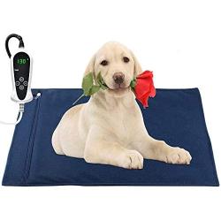 RIOGOO Pet Heating Pad, Electric Heating Pad for Dogs and Cats Indoor Warming Mat with Auto Power Off