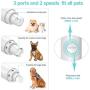 DADYPET LED Dog Nail Grinder - Professional 2-Speed Electric Rechargeable Pet Nail Trimmer with 2 Diamond Bit Grinders and Scissors, Paws Grooming & Smoothing for Small Medium Large Dogs & Cats