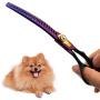 TIJERAS 7Inch Dog Grooming Scissor Curved Chunker Shears Pet Grooming Thinning Shear Straight Scissor Hair Cutting Tool for Pet Hair Trimming Japanese Steel Balde Scissor Professional