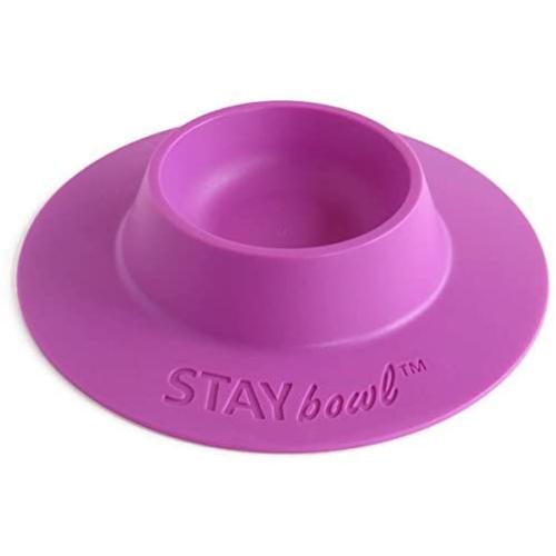 STAYbowl Tip-Proof Ergonomic Pet Bowl for Guinea Pig and Other Small Pets, 1/4-Cup Small Size, Lilac (Purple)