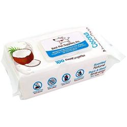 Pet Grooming Wipes for Dogs and Cats Hypoallergenic and Deodorizing