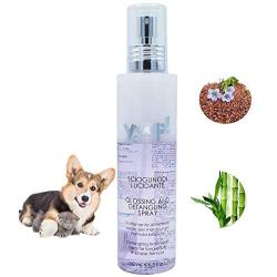 YUUP! Italy Home & Professional Glossing & Detangling Spray for Dogs and Cats - Protecting From Sun, Chlorine, Dying and Pollution - Ideal for Long and the most Neglected and Tangled Coat(5 oz/8.5 oz)