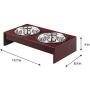 Elegant Home Fashions Taylor Wooden Pet Feeder