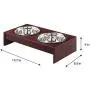 Elegant Home Fashions Taylor Wooden Pet Feeder