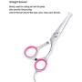 Freewindo Dog Grooming Scissors Kit with Safety Round Tip, Heavy Duty Stainless Steel Dog Scissors Set Include Straight, Curved, Thinning Scissors and Grooming Comb for Dog Cat Hair Care