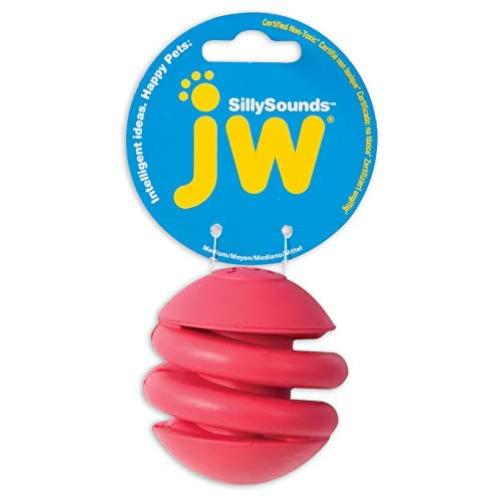 JW Pet Company Sillysounds Spring Ball