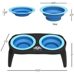PETMAKER Elevated Pet Bowls with Non Slip Stand Collection