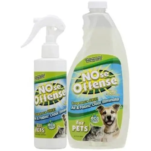 NOse Offense For PETS Air & Fabric Odor Eliminator - 8oz with Sprayer & 24oz Refill NOse Offense For PETS Air & Fabric Odor Eliminator - 8oz with Sprayer & 24oz Refill