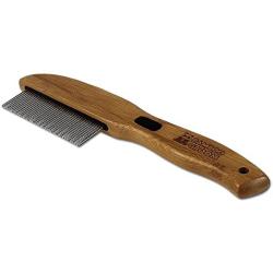 Alcott Bamboo Groom Rotating Pin Comb with 41 Rounded Pins for Pets