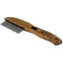 Alcott Bamboo Groom Rotating Pin Comb with 41 Rounded Pins for Pets