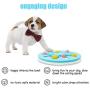 Dog Puzzle Toys for Dogs - Dog Puzzles Improve Your Dog IQ - Colorful Design Slow Feeder to Aid Pets Digestion (Light Blue)