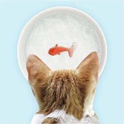 Suck UK Goldfish Dog Or Cat Bowl | Novelty Food & Water Bowl | Cat Food & Dog Food Dish | Ceramic Bowl | Cat Accessories |