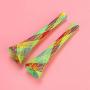 Cat Spring Tube Toy, 10Pcs Freely Folding Spring Shape Multi-Color Cat Bouncing Toy Fun Pet Action Interactive Toys