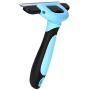 DELE Professional Deshedding Brush, Grooming Brush for Dog and Cat Hair with 4 inches Edge. Pet Reduces Shedding Tool Comb, Large Size