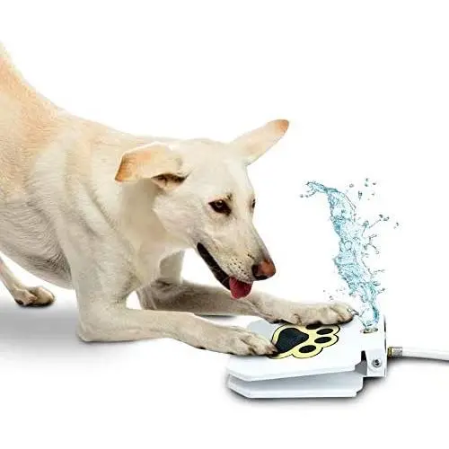 Dog Outdoor Dog Drinking Water Fountain Step On, Easy Paw Activated Drinking Pet Dispenser, Fresh Water, Sturdy, Easy to Use by Trio Gato Dog Outdoor Dog Drinking Water Fountain Step On, Easy Paw Activated Drinking Pet Dispenser, Fresh Water, Sturdy, Easy to Use by Trio Gato