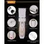 PBQWER Dog Grooming Clippers Kit Cordless Professional Low Noise Quiet Pet Clippers Rechargeable for Dogs Cats Hair Clippers Shaver Dogs Grooming Kit Set,White