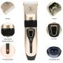 Pawtrender Cordless Dog Hair Clippers Low Noise USB Rechargeable Pet Grooming Kit for Dogs Cats with Thick Coats
