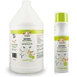 Soothing Dog Grooming Shampoo for Dry Itchy Skin Cucumber Melon Scent with Aloe (One Gallon)