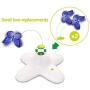 All for Paws Interactive Flutter Bug Cat Butterfly Toy with Two Replacements Flashing Butterflies Toys