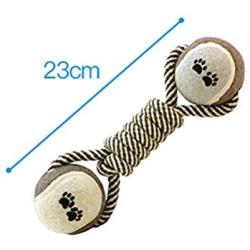 Cotton Toy Interactive Rope Toy Ball, Beneficial to Dogs Mental Health, Dental Health, and Teeth Cleaning, Best Gift for Small/Medium Dogs