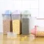 Pet Food Storage Container with Measuring Cup, Pour Spout and Seal Buckles Food Dispenser for Dogs Cats Pet Food Storage Container with Measuring Cup, Pour Spout and Seal Buckles Food Dispenser for Dogs Cats