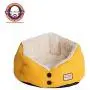 Armarkat Cat Bed Model C75HMB/MH Gold Waffle Texture Poly Blend and White
