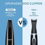 Petural Small Dog Clippers with LED Lighting Low Noise, 2-Speed Dog Paw Clippers,Rechargeable Electric Dog Paw Trimmer, Paw Trimmer for Grooming Small Dogs and Cats Around Paws, Eyes, Ears, Face, Rump Petural Small Dog Clippers with LED Lighting Low Noise, 2-Speed Dog Paw Clippers,Rechargeable Electric Dog Paw Trimmer, Paw Trimmer for Grooming Small Dogs and Cats Around Paws, Eyes, Ears, Face, Rump