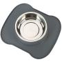 Hoping Large Dog Bowl-No Spill Dog Bowl Non Slip Silicone Mat Dog Water Food Bowl One Stainless Steel Cat Bowl Dish for Large Dog