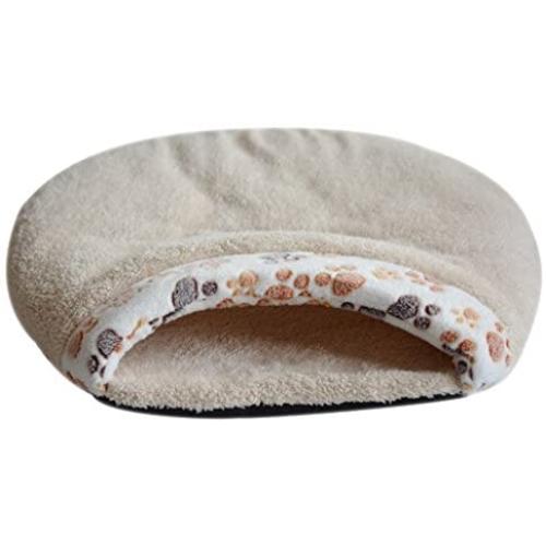 Luoke Cat Sleeping Bag Warm Soft Puppy Burrow Cat Kitten Cave Igloo Nest Sleeping Bag Bed