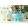 Pet Drinking Ceramic Cat Supplies Dispenser Automatic Circulation Filter Fountain Drinking Fountain 1.3L Dog Water Bottle