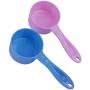 Super Design Sturdy Melamine Food Scoop for Dogs Cats Birds, Measuring Cup, Long Comfortable Handle
