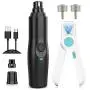 Electric Dog Nail Grinder & Cat Nail Clippers with Light, 2 Speed Rechargeable Pet Trimmer Pet Nail Trimmer, Painless Grooming & Smoothing for Small Medium Large Dogs & Cats Electric Dog Nail Grinder & Cat Nail Clippers with Light, 2 Speed Rechargeable Pet Trimmer Pet Nail Trimmer, Painless Grooming & Smoothing for Small Medium Large Dogs & Cats