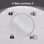 Cat Flap Door 4 Way Locking System Pet Door Cat Flap Door (L) Cat Flap Door 4 Way Locking System Pet Door Cat Flap Door (L)