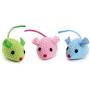 SAVVY TABBY Knit Mice, Fur Mice, and Balls Cat Toys, 12-Packs