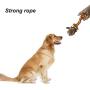 SenYouth 10 dog Rope Toys For Chewer, Nearly Indestructible Natural Cotton Dog Rope Dog Toy Ball Knot Toys, Washable Cotton Dog Rope, Tough Chew Toys Cute and Soft Toys For Small and Medium-sized dogs