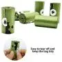 Blnboimrun 360 Dog Poop Bags Degradable Waste Bag Earth-Friendly for Dogs Doggie Cats Pet,15% More Thicker and Tougher Leak-Proof