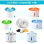 Tiumiso EZMioo Cat Water Fountain Filters, Pet Fountain Filter Triple Filtration System Replacement Filter, Concentrated Carbon Technology Filters for Automatic Flower Water Dispenser(4 Pack, 4 Pack) Tiumiso EZMioo Cat Water Fountain Filters, Pet Fountain Filter Triple Filtration System Replacement Filter, Concentrated Carbon Technology Filters for Automatic Flower Water Dispenser(4 Pack, 4 Pack)