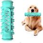 Dog Toys Dog Toothbrush Chew Toys Dental Dog Teeth Cleaning Stick Leaky Eclipse Ball Puppy Dental Care Brushing Toy Suitable for Medium to Large Dogs