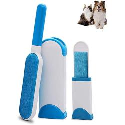 Pet Hair Remover, Pet Fur Remover, Cat Hair Remover, Dog Hair Remover, Lint Brush, Pet Hair Remover Brush with Self-Cleaning Base Efficient Double-Sided Perfect for Clothing, Couch, Carpet, Furniture