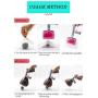 Pooper Scooper for Dogs，Pooper Scooper with Bag Pet for Small Medium Dogs Cats Outside Three Colors Optional Two in One Design (Blue)